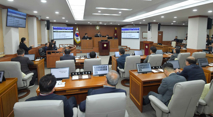 2025.12.19(금) 제268회 논산시의회 제2차 정례회 폐회 전경