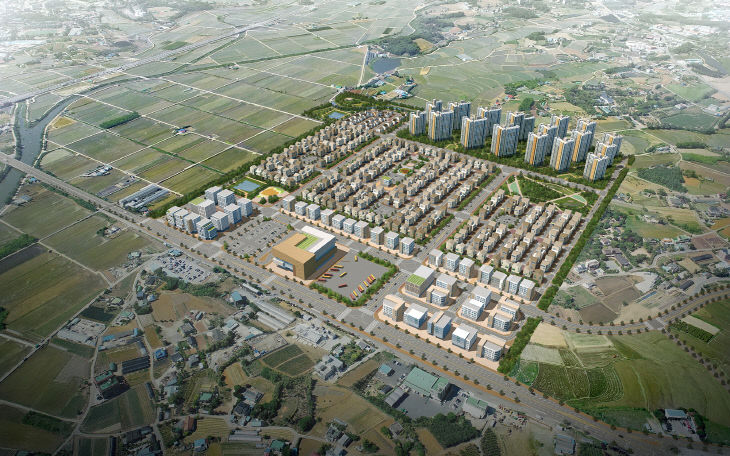 2. 수석지구 도시개발사업 조감도