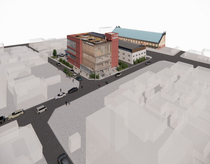 충주시 용산동 도시재생 인정사업 조감도.(충주시 제공)