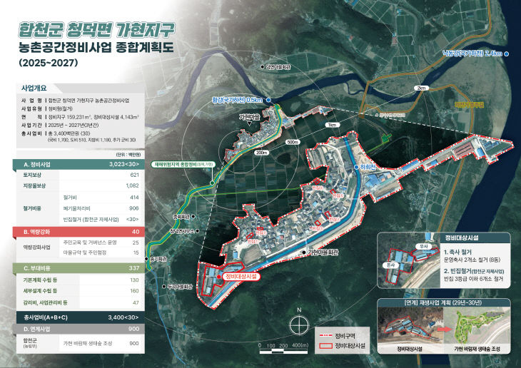 가현지구 종합계획도