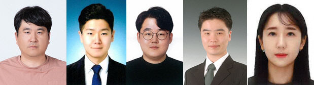 (왼쪽부터 김형배, 강윤오, 권혁중, 김대희, 김아름)