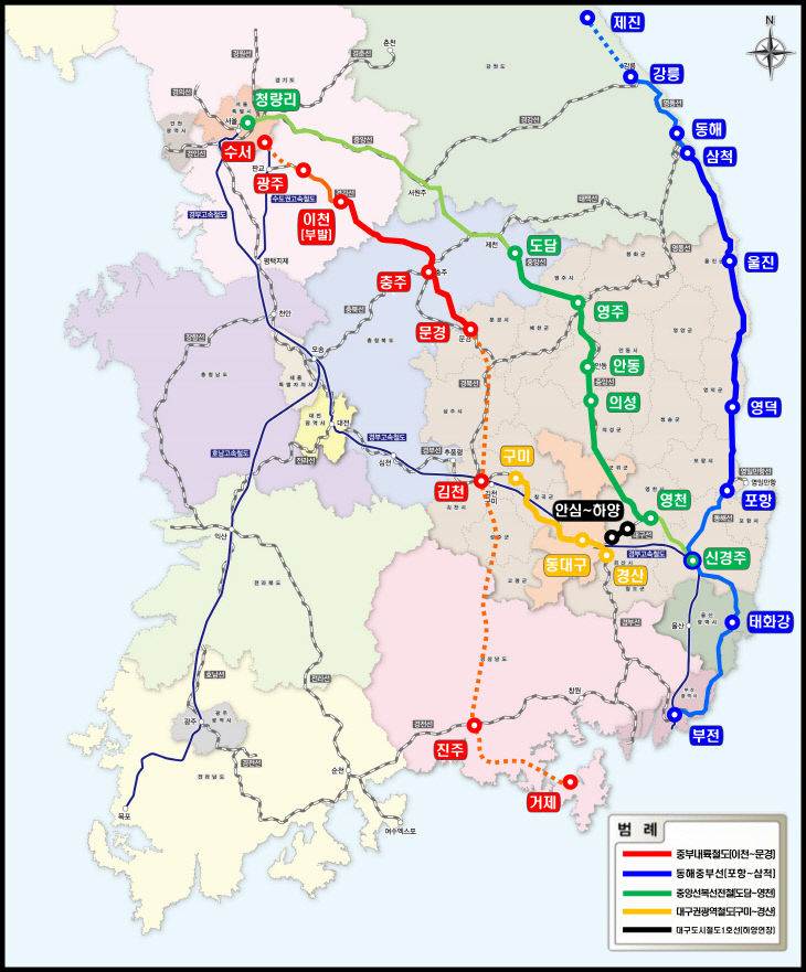 4._철도노선도(개통_5개_노선)