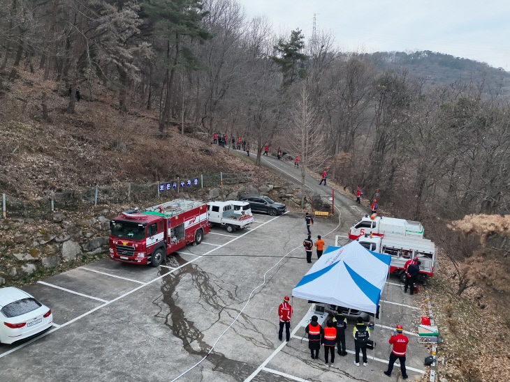 12.24(김해시  김해서부소방서와 산불재축)1