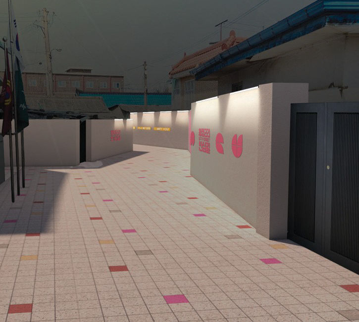 감곡면 왕장리 '걷고싶은 골목길' 조감도.(음성군 제공)