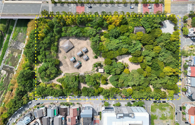 관동고분공원 전경