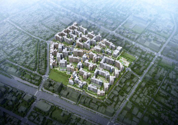 재개발과-신흥1 재개발 정비사업 조감도