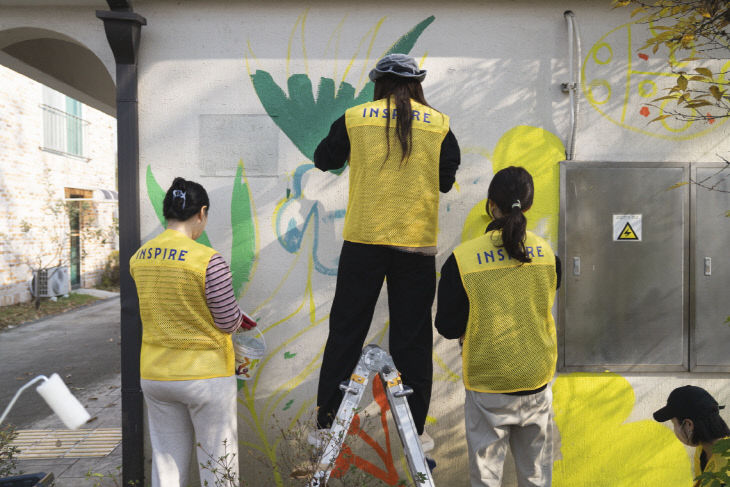 3. 인천 섬 지역상생 캠프(벽화봉사)