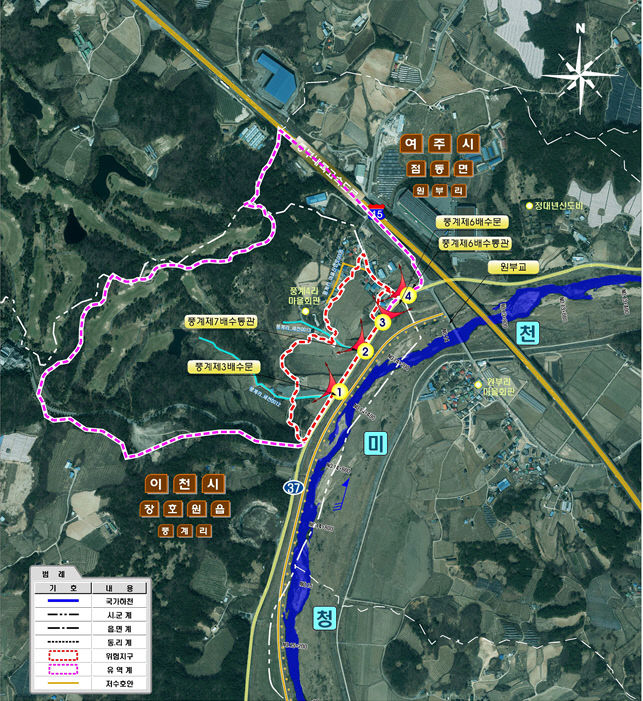 3 이천시, 풍계지구 정비사업 선정사업위치도(풍계)
