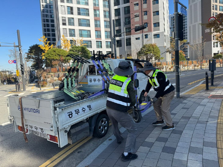 건설도로과(PM 견인 모습)