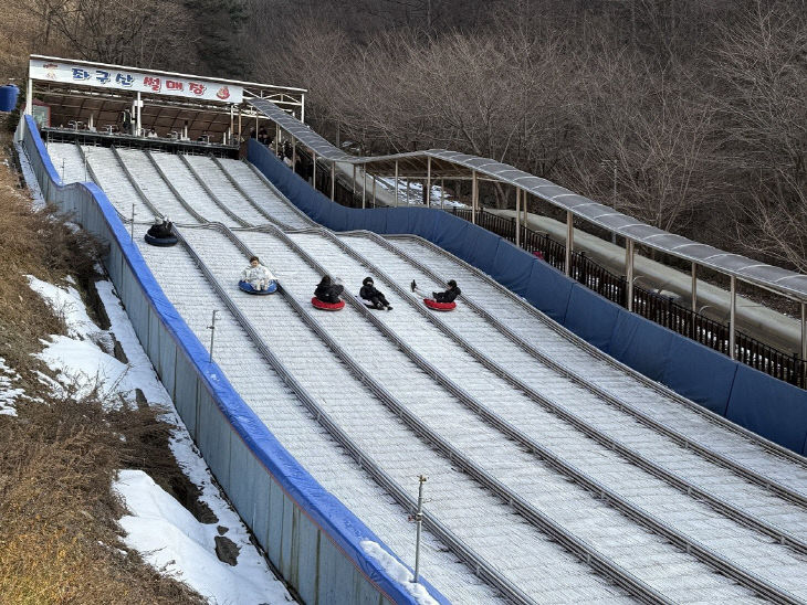증평 좌구산 눈썰매장