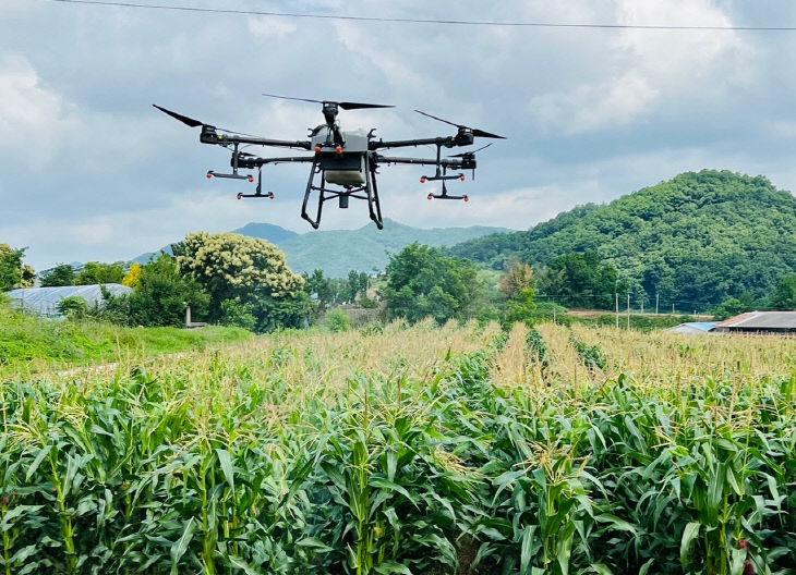 농업용 드론.(음성군 제공)