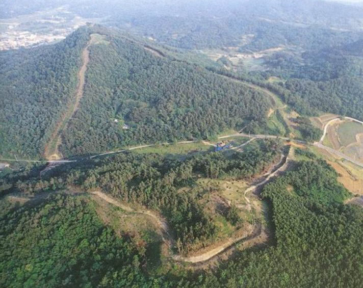 서천군 한산면 건지산성 모습