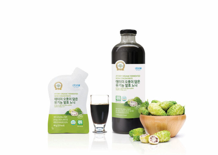 애터미 오롯이 담은 유기농 발효 노니 제품 홍보 이미지_1