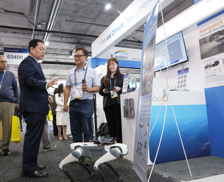 [사진] 1. 1월 6일 CES K-water관 현장스케치 (1)