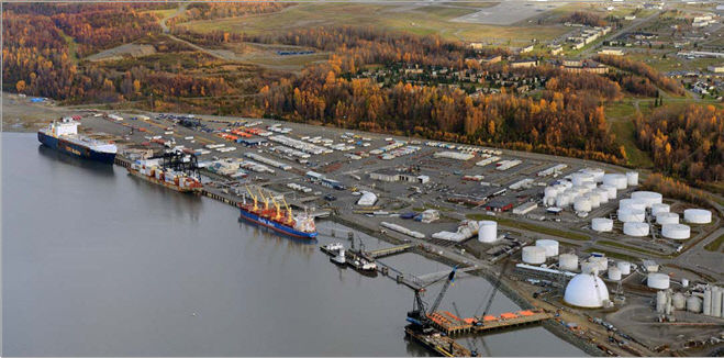 돈 영 알래스카 항만 전경