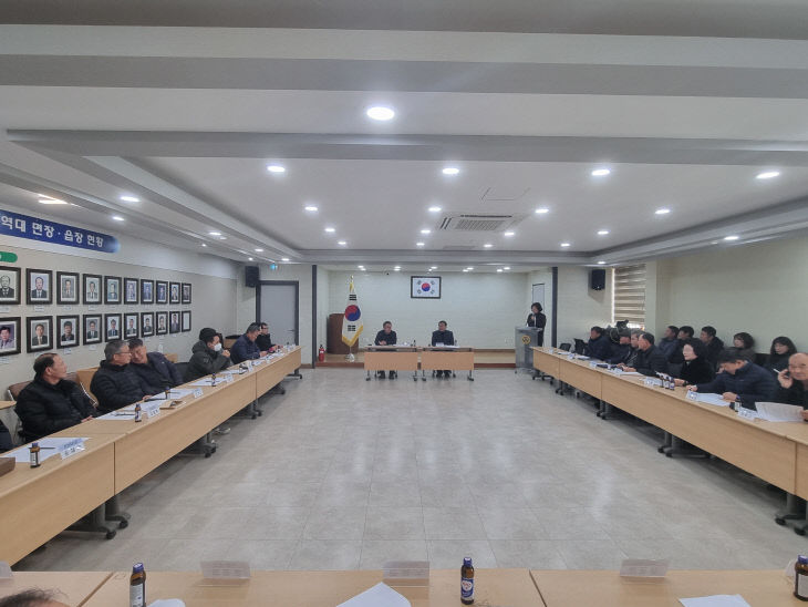 강화읍 이장단, 2026년 첫 이장 회의 개최