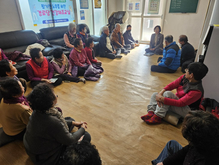 김애숙 공음면장, 마을좌담회