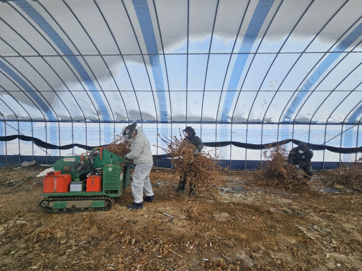 영농부산물 파쇄