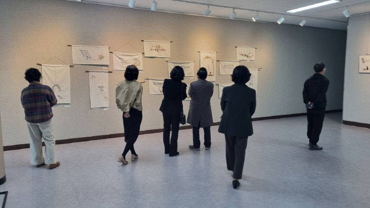 웅진도서관 나루갤러리 전시 (1)