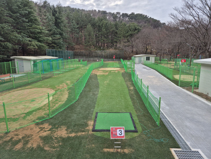 해운대구 반송파크골프장 전경