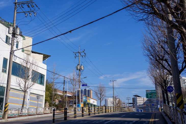 1-1. 증평 삼보초교 앞 배전선로 지중화 예정 사업부지 1