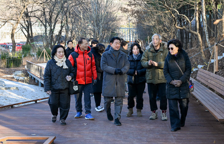 (기획)의정부시, 녹지 인프라 확충 사업지 현장 점검