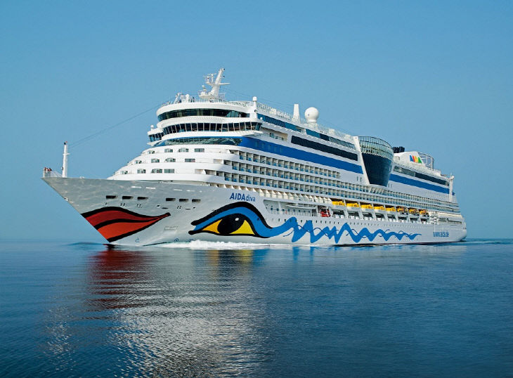 아이다디바(AIDAdiva)호 사진 ※ 선사제공