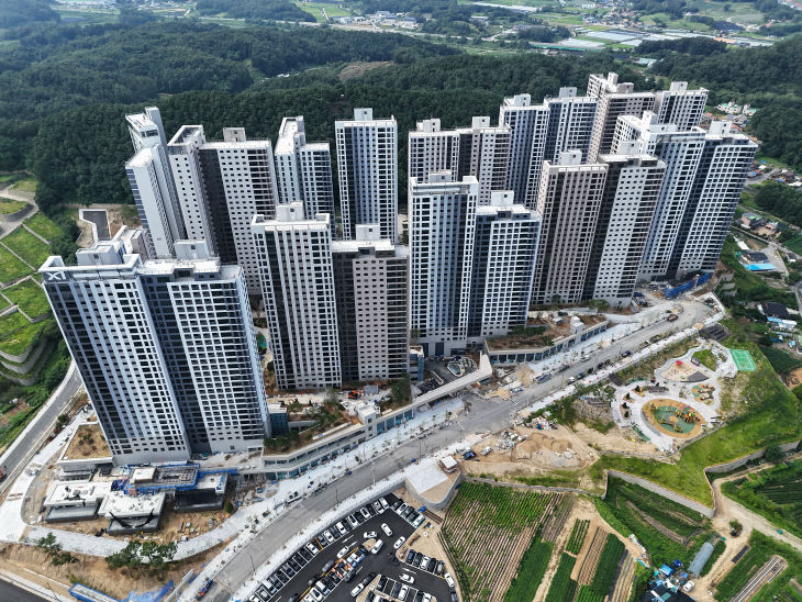 금왕 무극지구 도시개발사업.(음성군 제공)