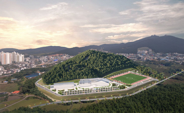 2. ②안산공원 조성사업 조감도