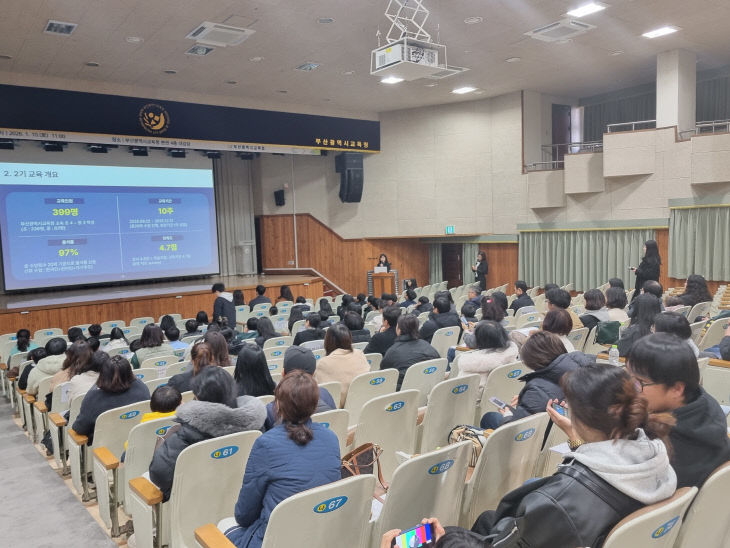 화상영어 2기 성과보고회 모습