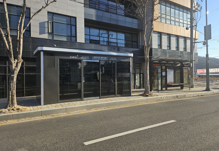 화성시, 효행구청·분천교회 버스정류소 스마트쉘터