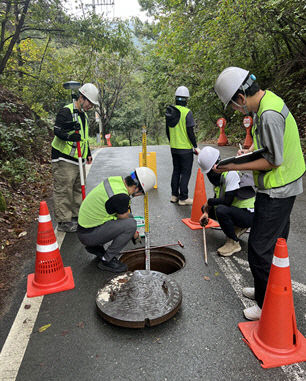 5.지하시설물 전산화사업 추진 모습