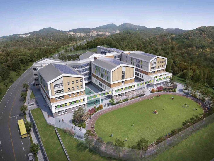 부산솔빛학교 조감도