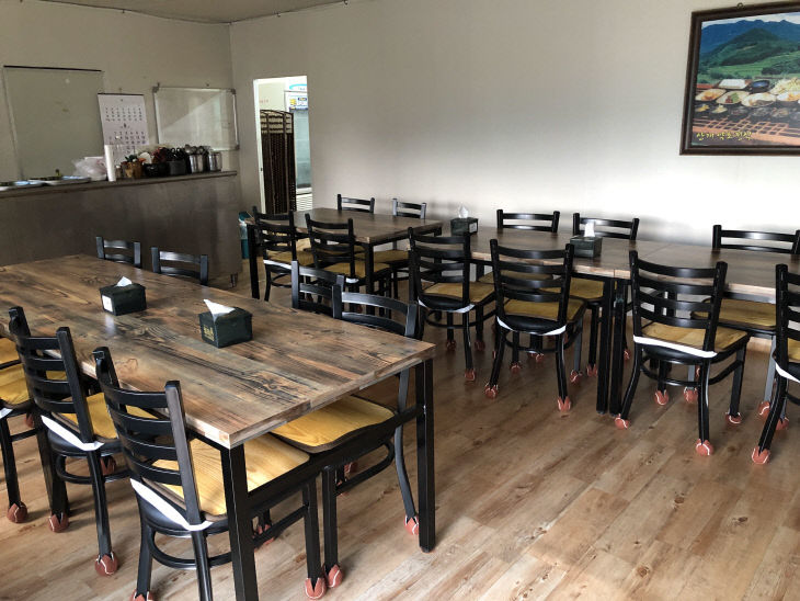 산청군 입식테이블 지원