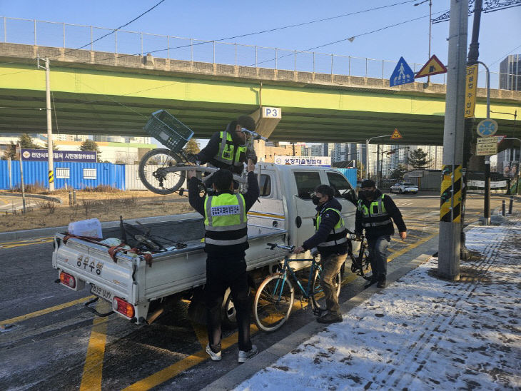 서북구건설과(불법 적치물 집중단속)