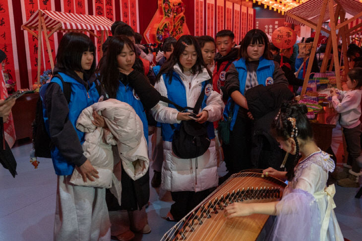 증평군 청소년 교류단 중국 치타이허시 방문(전통문화거리체험)