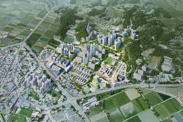 진천 성석지구 조감도 (1)