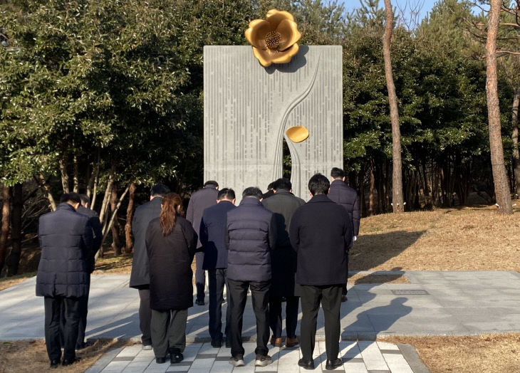 여순사건 위령탑 추모(광양)