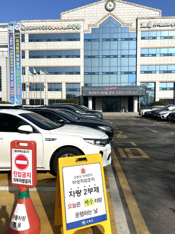 발령에 따른 대응실시(차량 2부제)