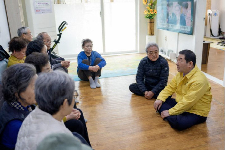 증평군 한파대비 경로당 방문 점검