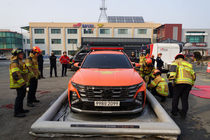 이동식 소화수조 훈련(1)