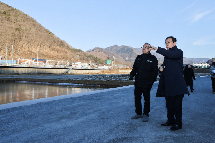 보도 1) 겨울놀이 축제 현장 점검