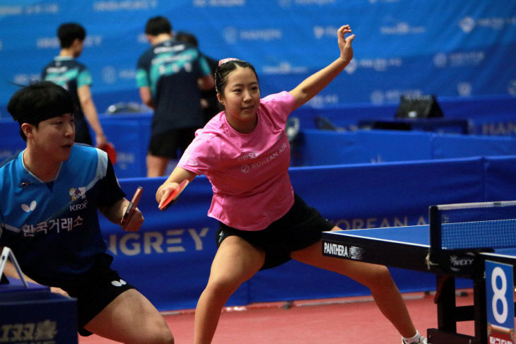 혼합복식 신유빈 임종훈 경기