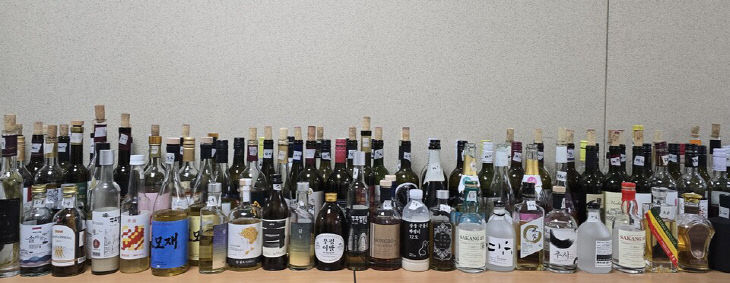 9.출품된 술 모습