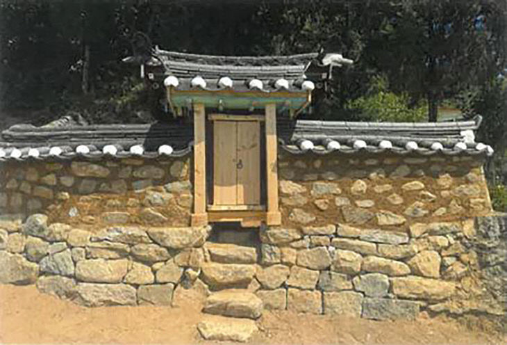 영주-2-2 (참고사진)비지정유산 장복식효자각 보수 완료모습