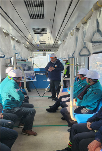 도시철도 양산선 현장방문 사진