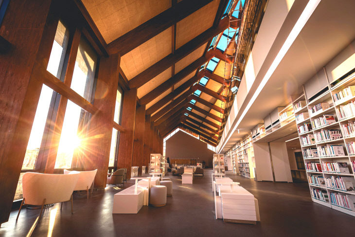 고창 황윤석도서관 전경(1층)