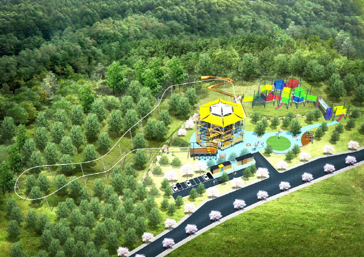 구름골산림휴양테마파크2_산림레포츠파크 조감도