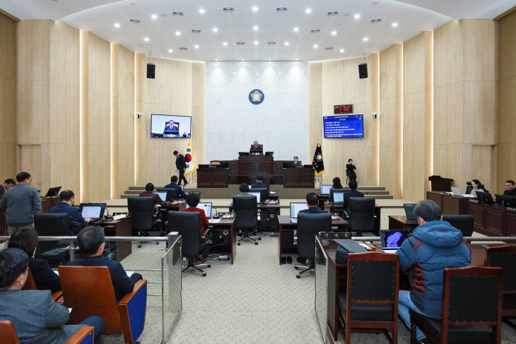예산군의회 제322회 임시회 폐회