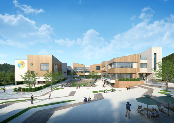 2.진교면 민다리복합센터 조감도